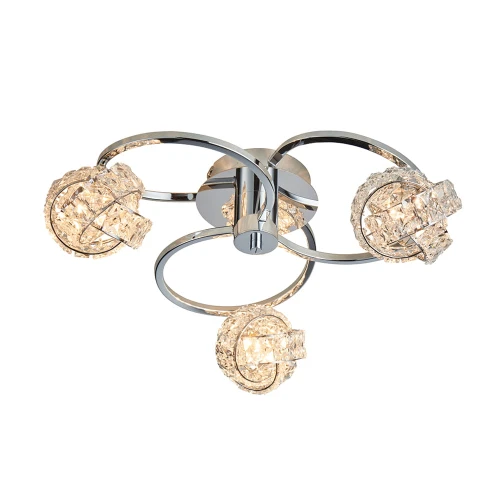 Endon Lampa sufitowa Żyrandol Talia 3x28W G9 Chrom