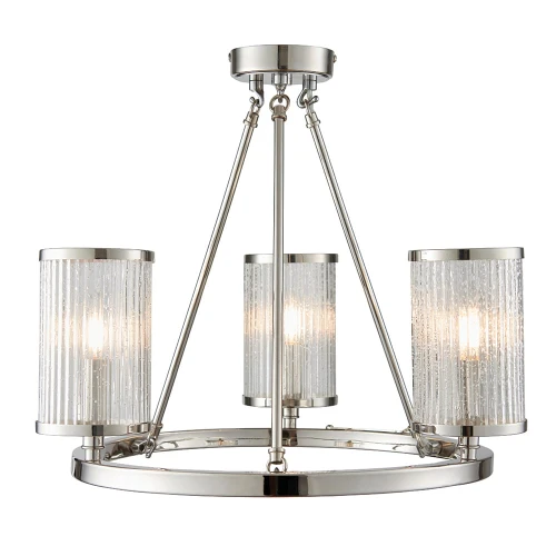 Endon Lampa sufitowa Żyrandol Easton 3x40W E14 Nikiel