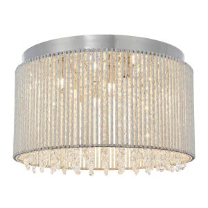 Lampa sufitowa plafon Galina Endon 10x5W Chrom Stal