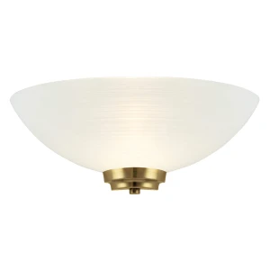 Endon Lampa ścienna Welles 1x60W E27 Antyczny mosiądz