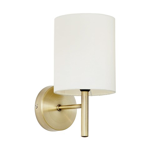 Endon Lampa ścienna Brio 1x40W E14 Antyczny mosiądz