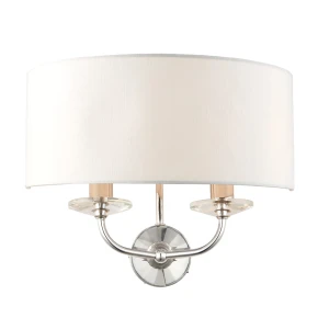 Endon Lampa ścienna Nixon 2x40W E14 Nikiel