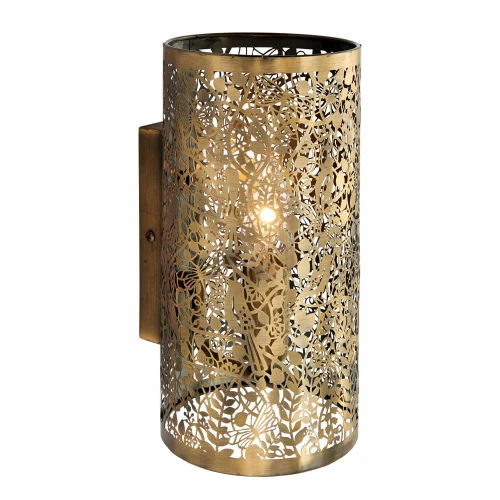 Endon Lampa ścienna Secret garden 1x40W E14 Antyczny mosiądz