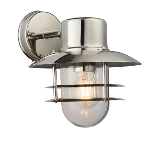 Lampa ścienna Nowoczesny kinkiet zewnętrzny Endon Jenson 74703 IP44 xE27 Stal