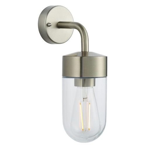 Lampa ścienna Nowoczesny kinkiet zewnętrzny Endon North 71184 IP44 xE27 Stal