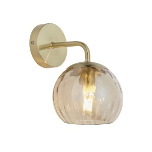 Endon Lampa ścienna Dimple 1x25W E14 Złoty