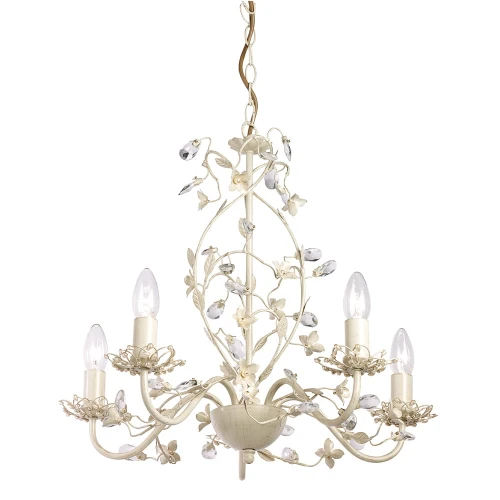 Lampa wisząca Żyrandol Endon Lullaby 5x60W E14 kremowy