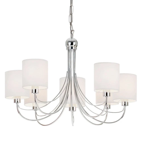Lampa wisząca Żyrandol Endon Phantom 7x40W E14 chrom