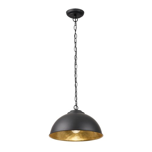 Endon Lampa wisząca Colman 1x60W E27 Czarny Matowy