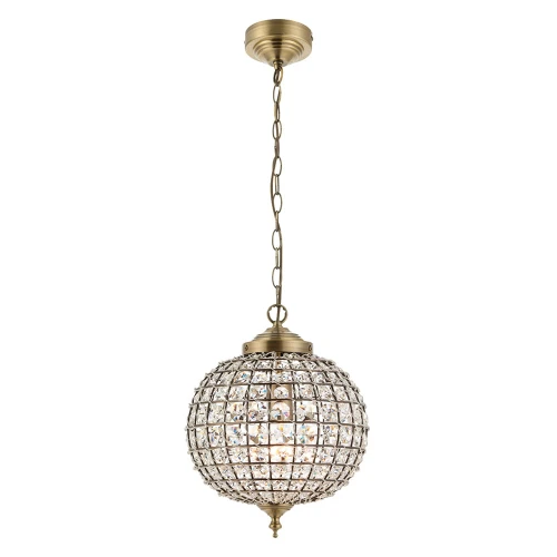 Endon Lampa wisząca Tanaro 1x60W E27 Antyczny mosiądz