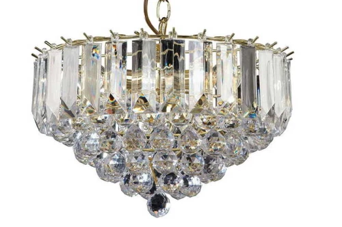 Endon Lampa wisząca Fargo 3x60W E14 Mosiądz