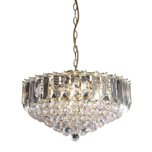 Endon Lampa wisząca Fargo 6x60W E14 Mosiądz