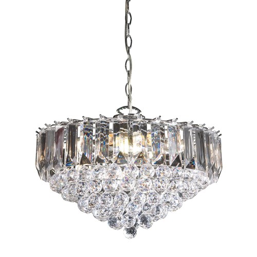 Endon Lampa wisząca Fargo 6x60W E14 Chrom