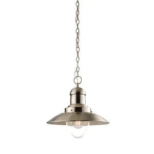 Endon Lampa wisząca Mendip 1x40W E27 Nikiel