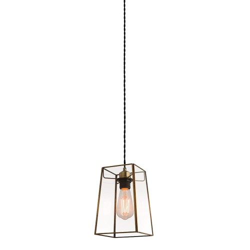 Endon Klosz Beaumont 1x60W E27 Czyste Szkło