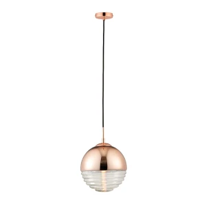 Endon Lampa wisząca Paloma 1x40W E14 Miedziany