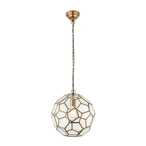 Endon Lampa wisząca Miele 1x40W E27 Antyczny mosiądz