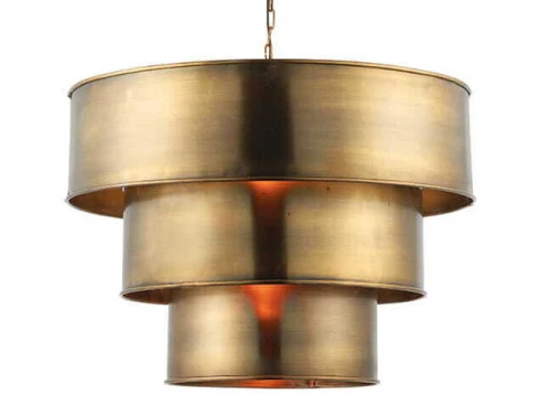 Endon Lampa wisząca Morad 1x40W E27 Postarzany mosiądz