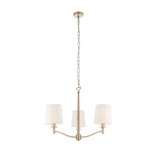 Lampa wisząca Żyrandol Endon Ortona 3x40W E14 antyczny mosiądz