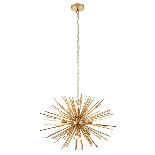 Endon Lampa wisząca Orta 9x28W G9 Złoty