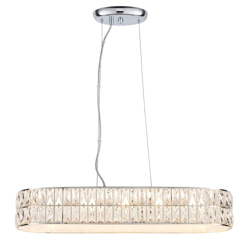 Endon Lampa wisząca Verina 5x5W LED Czysty Kryształ