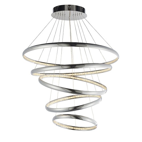 Endon Lampa wisząca Ozias 1x7W LED Chrom