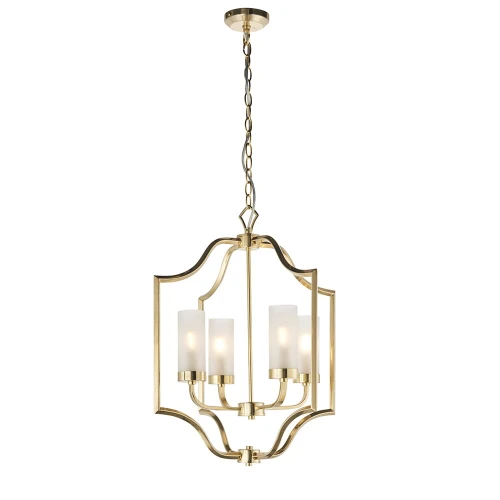 Endon Lampa wisząca Edrea 4x40W E14 Mosiądz
