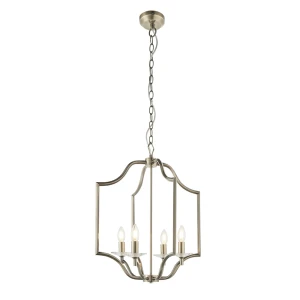 Endon Lampa wisząca Lainey 4x40W E14 Antyczny mosiądz