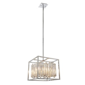 Endon Lampa wisząca Acadia 4x40W E14 Czysty Kryształ