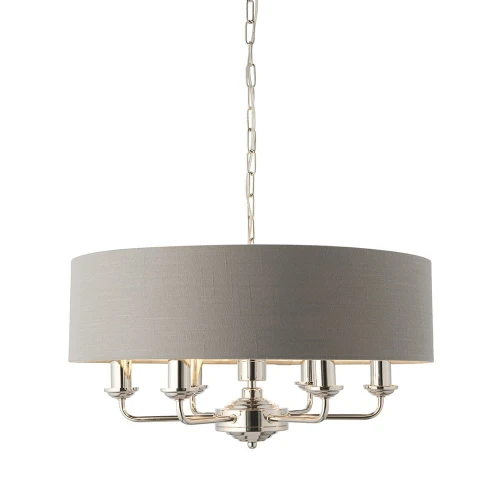 Endon Lampa wisząca Highclere 6x40W E14 Nikiel