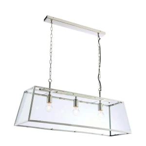 Endon Lampa wisząca Hurst 3x40W E27 Nikiel