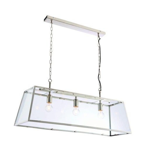Endon Lampa wisząca Hurst 3x40W E27 Nikiel