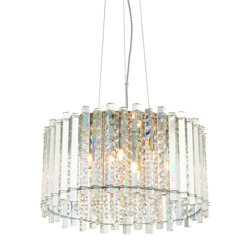 Endon Lampa wisząca Hanna 5x28W G9 Czysty Kryształ