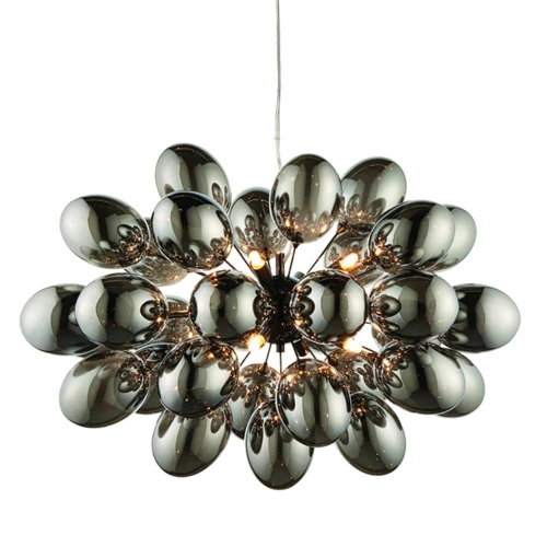 Endon Lampa wisząca Infinity 8x28W G9 Czarny Chrom