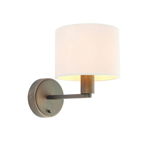 Endon Lampa ścienna Daley 1x40W E14 Antyczny brąz