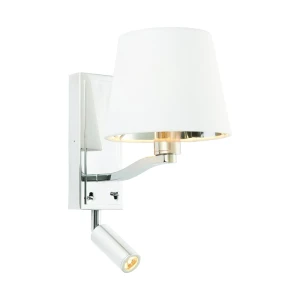Endon Lampa ścienna Harvey 1x40W E14 Nikiel
