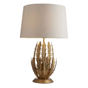 Lampa stojąca Endon Delphine 1x10W E27 Stal Złoto