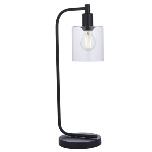 Lampa stojąca Endon Toledo 1x10W E27 Stal Czarny