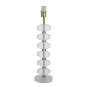 Lampa stojąca Endon Annabelle 1x7W E14 Stal Szkło