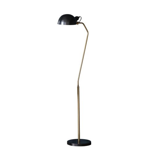 Lampa podłogowa Endon Largo 1x10W E27 Stal Czarny