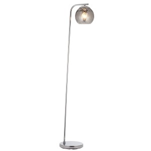 Lampa podłogowa Endon Dimple 1x10W E27 Stal Chrom