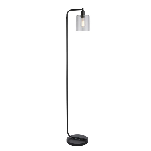 Lampa podłogowa Endon Toledo 1x10W E27 Stal Czarny