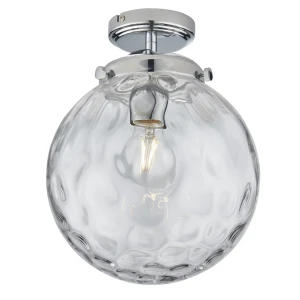 Lampa sufitowa Endon Elston 1x10W E27 Stal Chrom