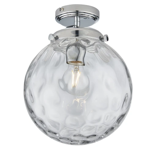 Lampa sufitowa Endon Elston 1x10W E27 Stal Chrom