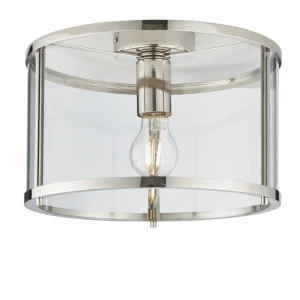Lampa sufitowa Plafon Hopton Endon 1x10W Nikiel Metal