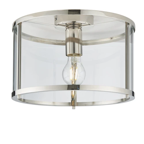Lampa sufitowa Plafon Hopton Endon 1x10W Nikiel Metal