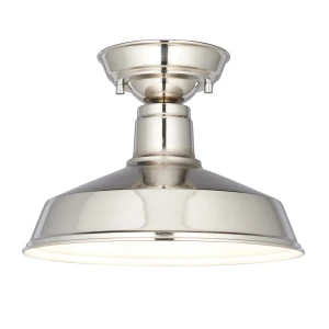 Lampa sufitowa Endon Darton 1x10W E27 Stal Nikiel