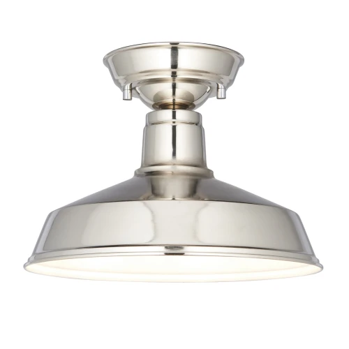 Lampa sufitowa Endon Darton 1x10W E27 Stal Nikiel
