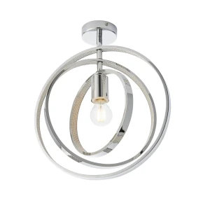 Lampa sufitowa Endon Merola 1x10W E27 Stal Chrom