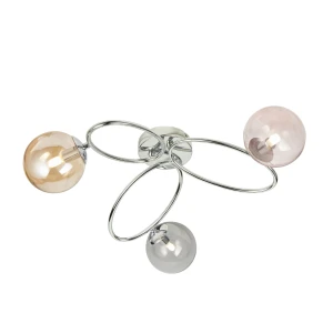 Lampa sufitowa Endon Ellipse 3x3W G9 Stal Chrom